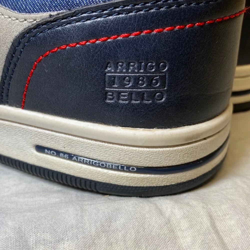 Arrigo Bello 1986 Men's Gray Suede Casual Sneakers Comfort Shoes Size 9‎